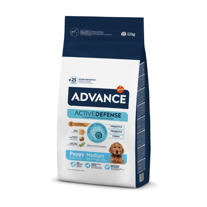 Advance Puppy Protect Medium Tavuklu 12 Kg Yavru Kuru Köpek Maması