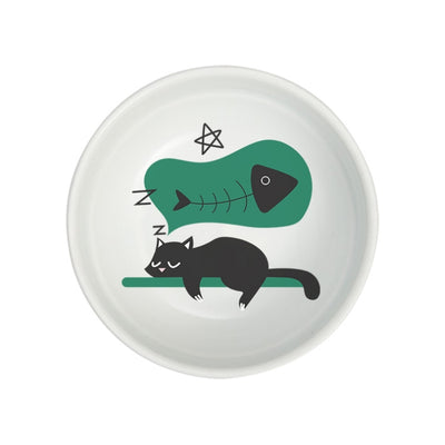 Natura Seramik Mama Kabı Zz Cat 250 ml 13 cm