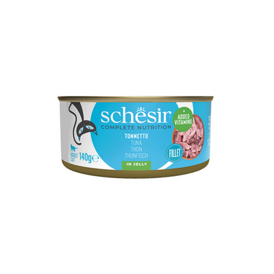 Schesir Tam ve Dengeli Ton Balıklı Jöle İçinde Kedi Konservesi 140g