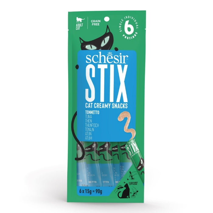 Schesir Stix Ton Balıklı Krem Ödül Maması 6x15g