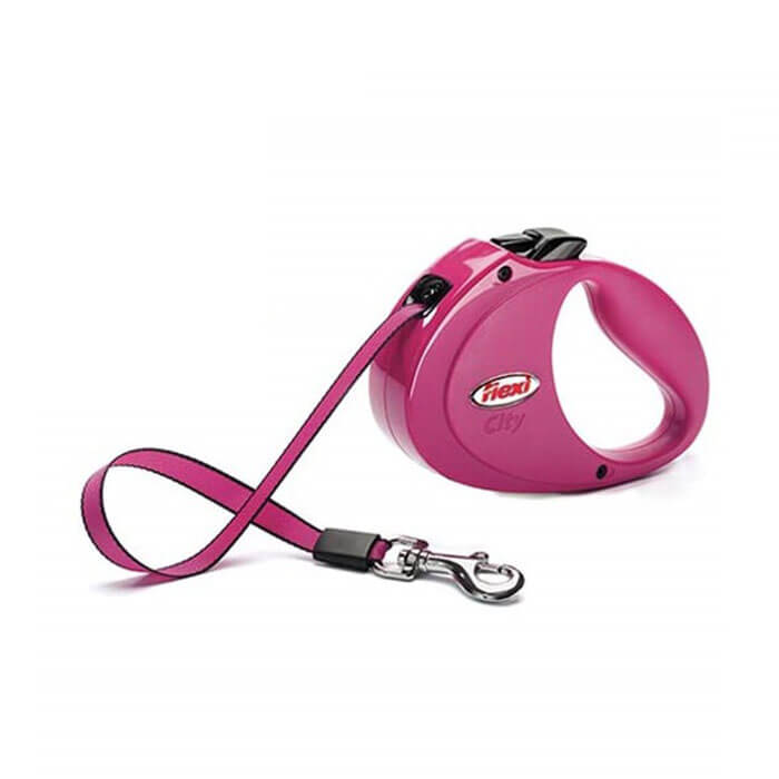 Flexi City 2m Şerit Gezdirme Pembe
