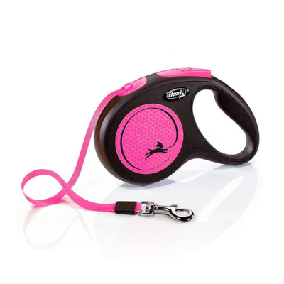 Flexi New Neon Small 5m Şerit Gezdirme Pembe
