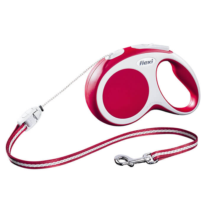 Flexi Vario Small 8m İp Gezdirme Kırmızı