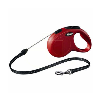 Flexi New Classic Medium 5m İp Gezdirme Kırmızı