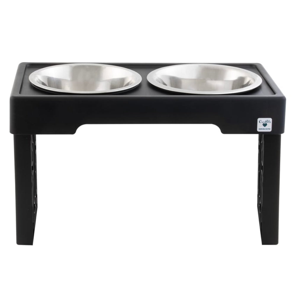 PetZone OurPets Barking Bistro Ayarlanabilir Yükseklikli 2 x 1.75 lt Mama ve Su Kabı