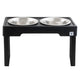 PetZone OurPets Barking Bistro Ayarlanabilir Yükseklikli 2 x 1.75 lt Mama ve Su Kabı