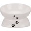 Trixie Yükseltilmiş Seramik Kedi Mama Kabı 0,15 L, 13 Cm, Beyaz
