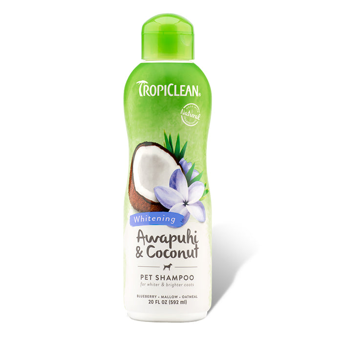 Tropiclean Whitening Awapuhi-Hindistan Cevizli Köpek Şampuanı 355ml