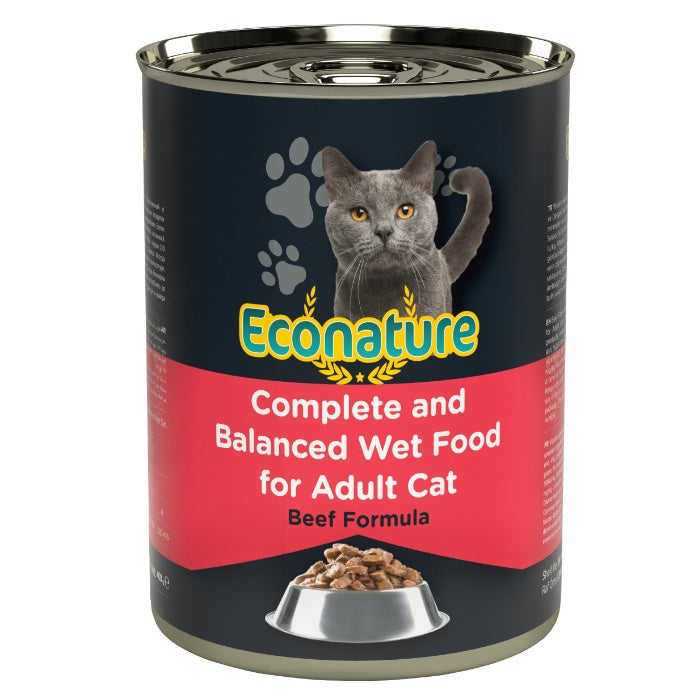 Econature Yetişkin Kedi Sığır Etli 400gr