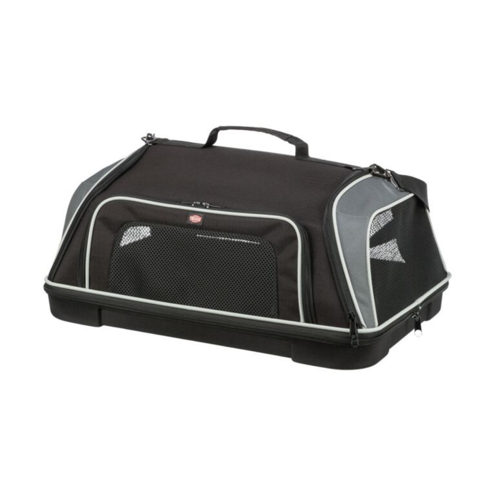 Trixie Airline Boarding Uçak Kabin Köpek Taşıma Çantası 55×23×40 Cm, Siyah / Gri