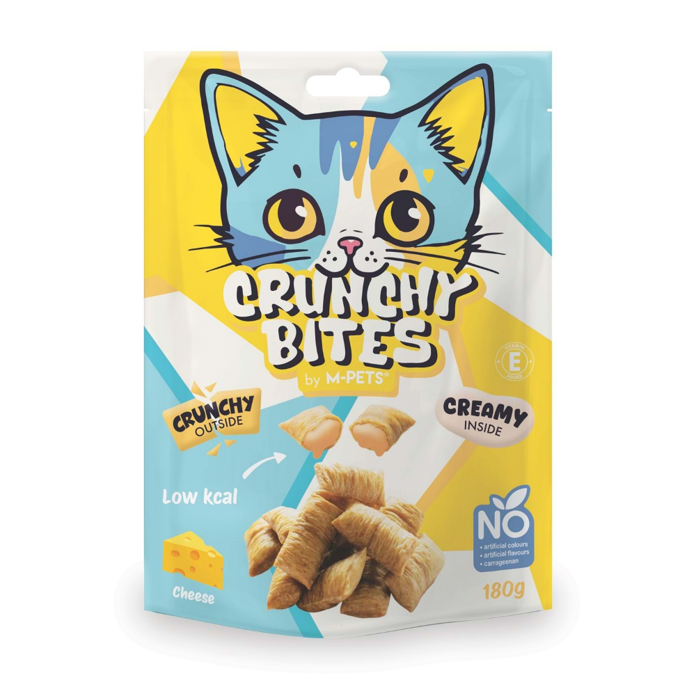M-Pets Crunchy Bıtes Peynirli Kedi Ödülü 180gr