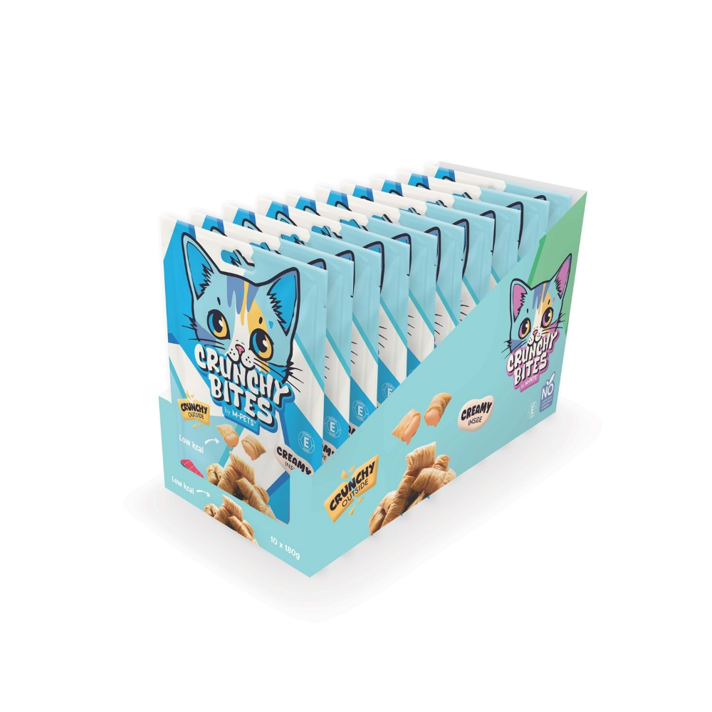 M-Pets Crunchy Bıtes Ton Balıklı Kedi Ödülü 180gr
