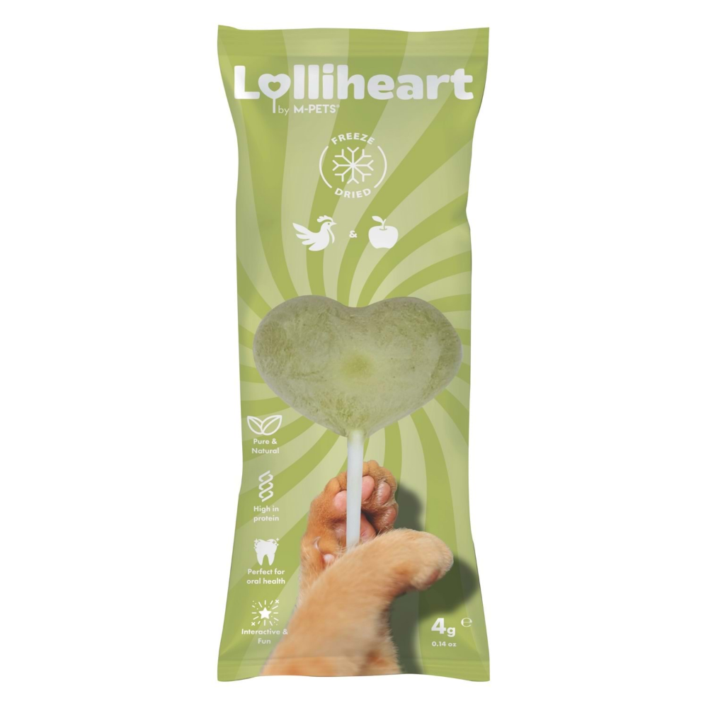 M-Pets Lolliheart Elmalı Kedi Ödülü 4Gr