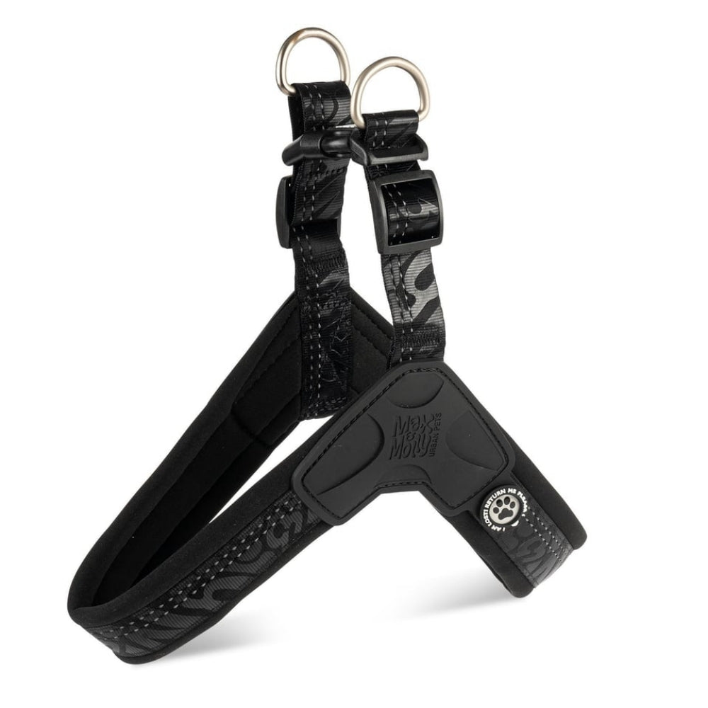 Matrix 2.0 Akıllı Künyeli Q-Fit Köpek Göğüs Tasması - Black (XS)