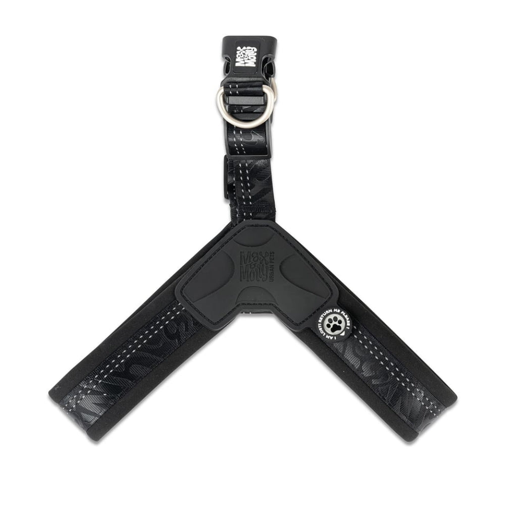 Matrix 2.0 Akıllı Künyeli Q-Fit Köpek Göğüs Tasması - Black (XS)