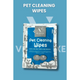 VETDELUXE Pet Cleaning Wipes E Vitamini Aloe Vera Destekli Evcil Hayvan Temizleme Havlusu 21x21 Cm