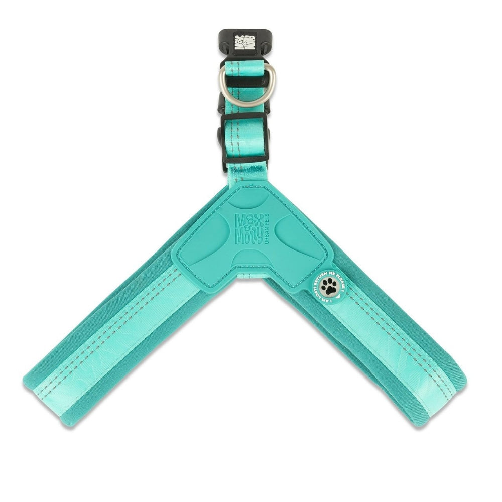 Matrix 2.0 Akıllı Künyeli Q-Fit Köpek Göğüs Tasması - Turquoise (XS)