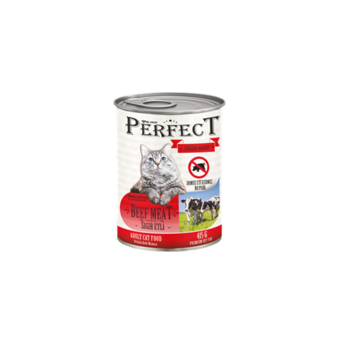 Perfect Sığır Etli Kedi Konservesi 415gr