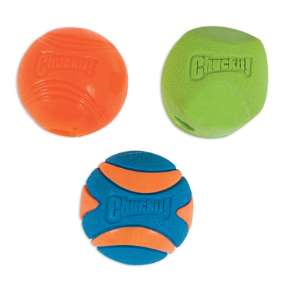 Chuckit! Fetch Medley (Gen 2) 3'lü Köpek Oyun Topu (Orta Boy)