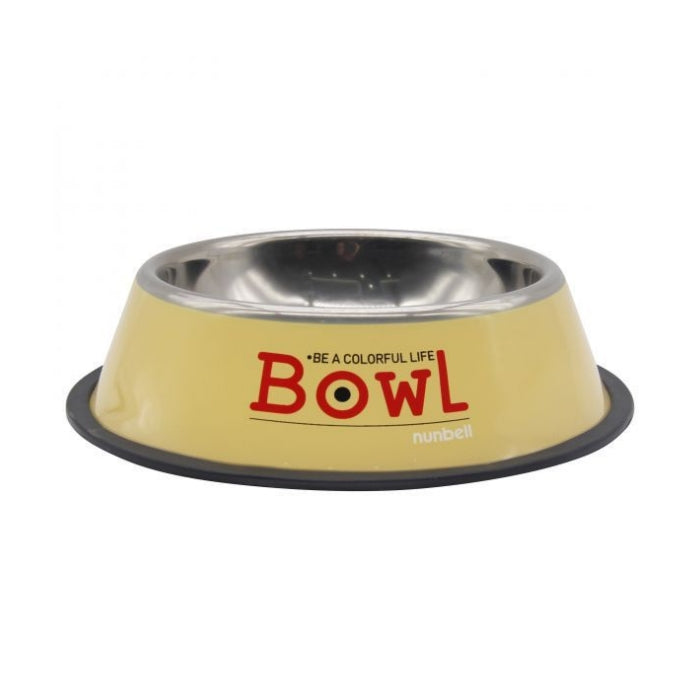 Nunbell Çelik Mama Kabı Renkli 18cm