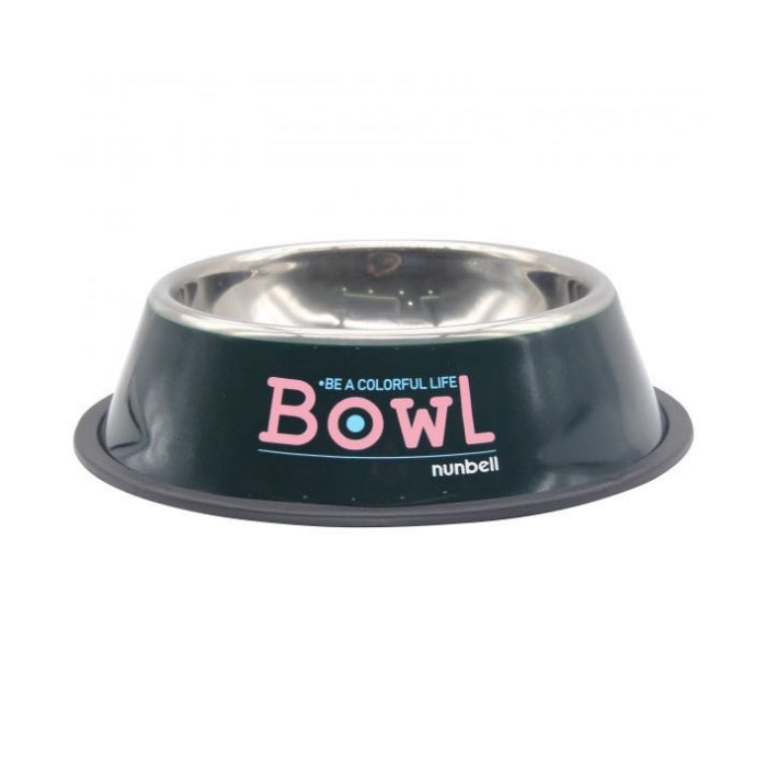 Nunbell Çelik Mama Kabı Renkli 22cm