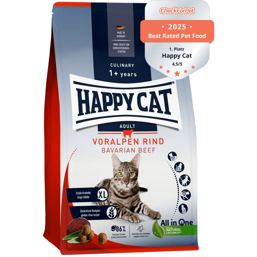 Happy Cat Voralpen Rind 4 Kg Biftekli Yetişkin Kuru Kedi Maması
