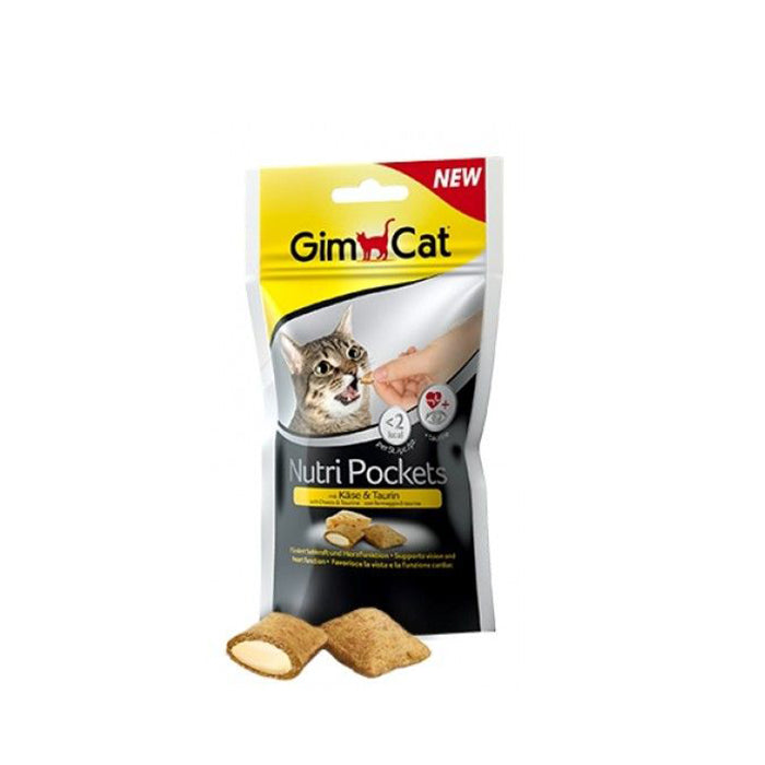 GimCat Nutripockets Kedi Ödülü Peynir Taurin 60gr