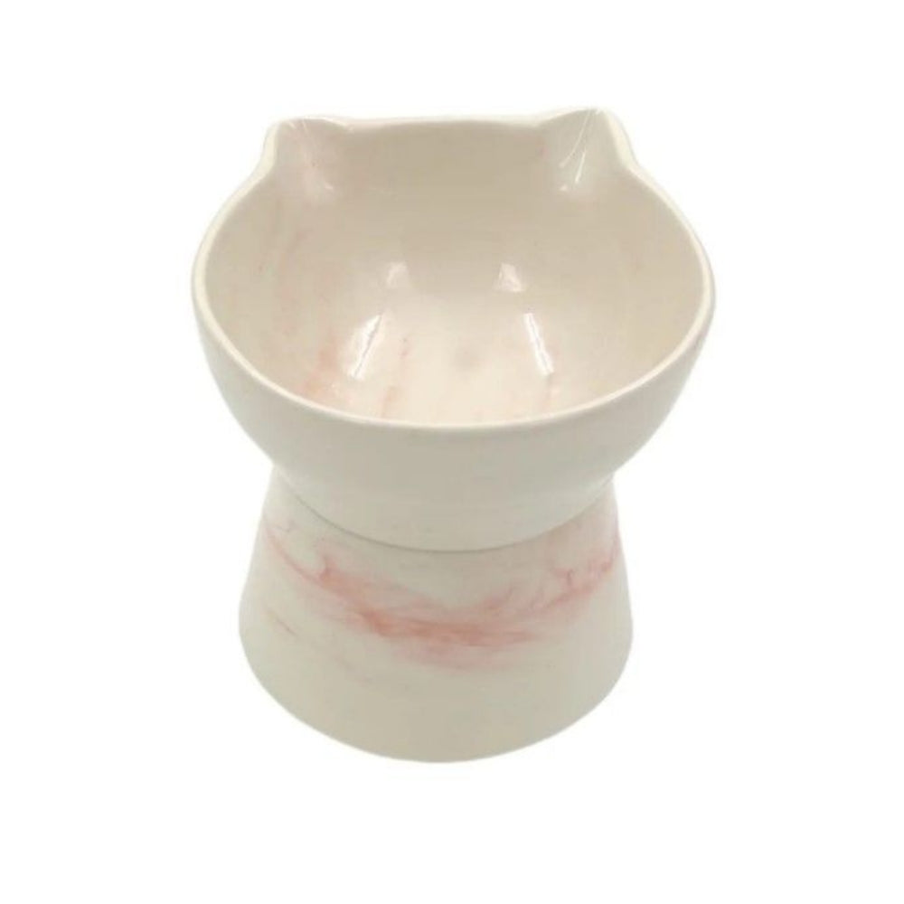 Ayaklı Kedi Figür Su Kabı Pembe Desen