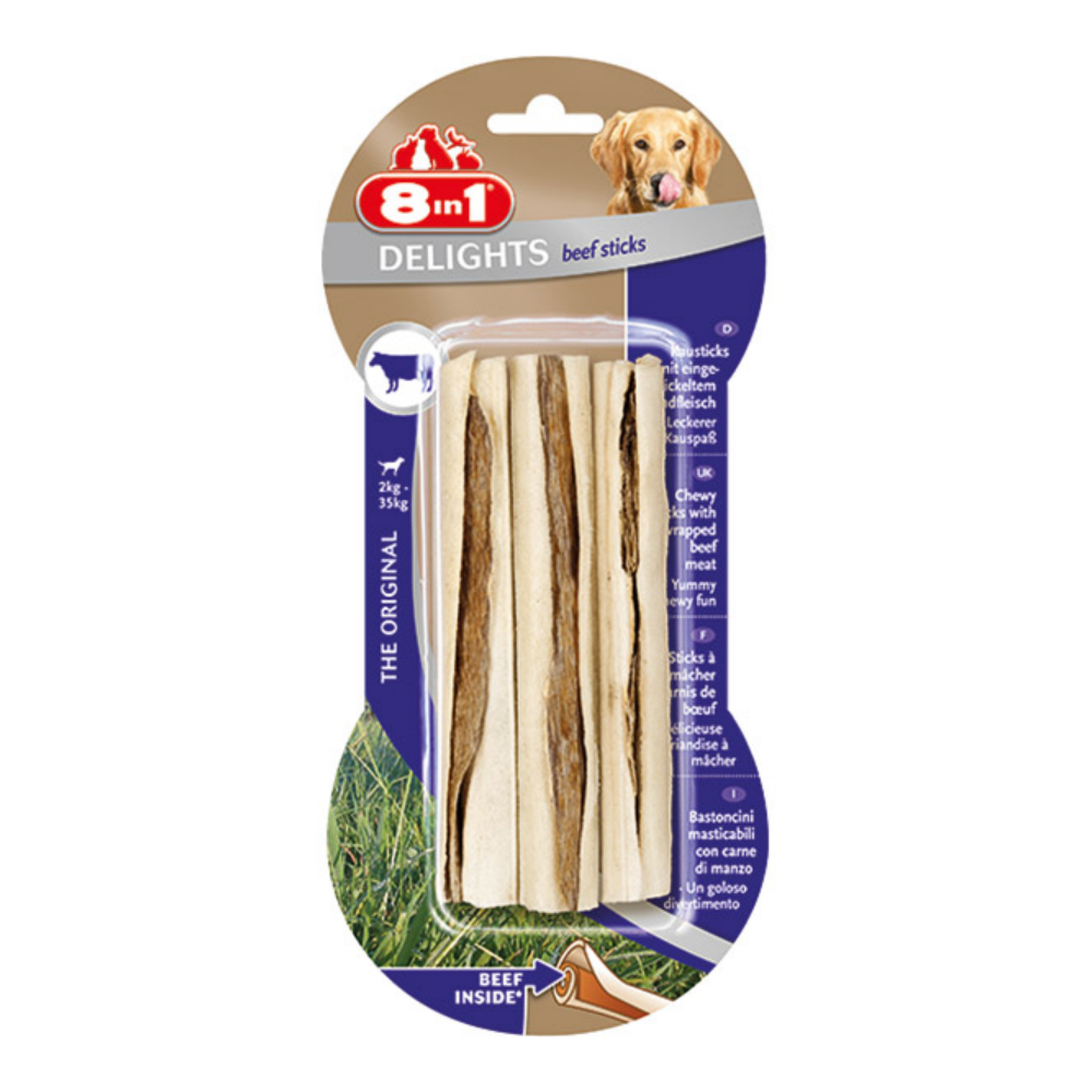 8IN1 Delights Çubuk Köpek Ödül Kemiği Sığır Etli - 75GR