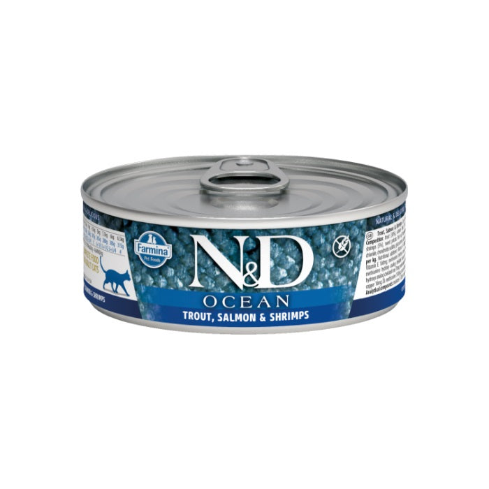 N&D Ocean Tahılsız Ton Balığı&Somon 70gr Yaş Kedi Konservesi