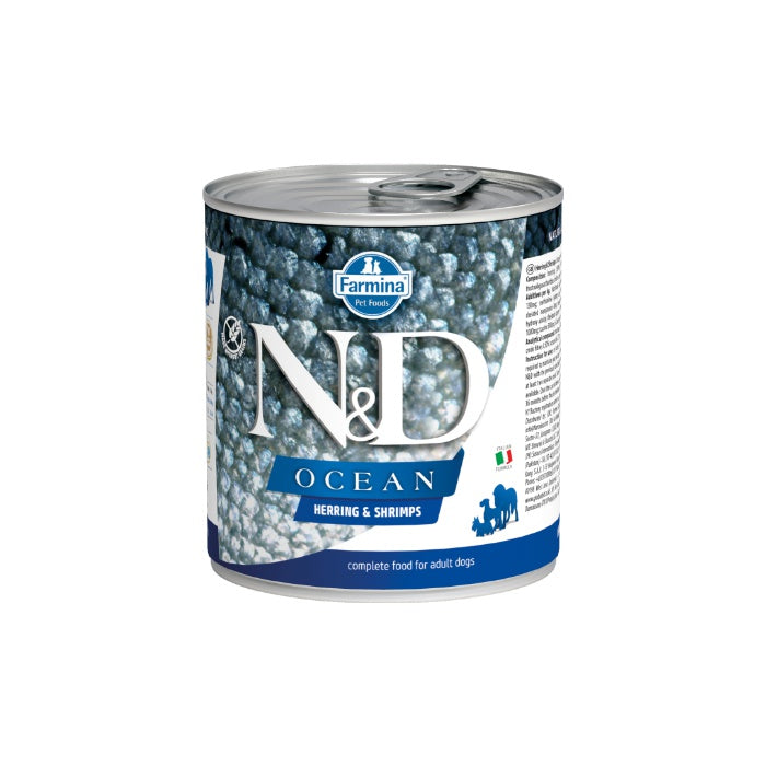 N&D Ocean Tahılsız Ringa&Karides 285gr Yaş Köpek Konservesi