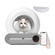 ELS Pet Cat Cleaner 65L Hacim 9L Kapasiteli ve Wifi Uygulama Bağlantılı Kedi Tuvaleti