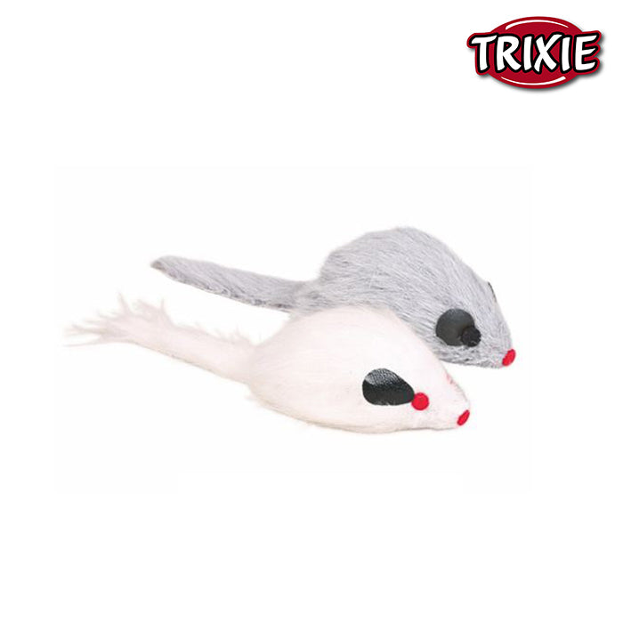 Trixie Tüylü Sesli Peluş Fare Kedi Oyuncağı 9cm