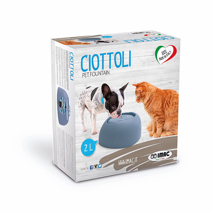 Imac Pet Fountain Otomatik Su Sebili Buz Mavisi 220V 2L