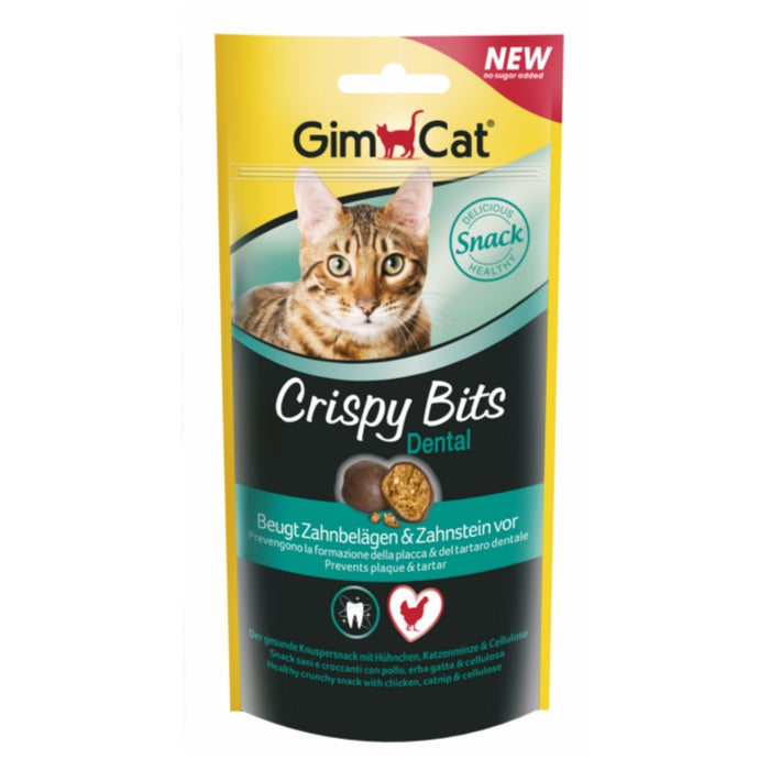 GimCat Crispy Bits Dental Kedi Ödül Tableti 40gr