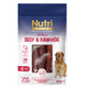 Nutri Canin Tahılsız Sığır Eti Sarılı Kemik 80gr Köpek Ödülü