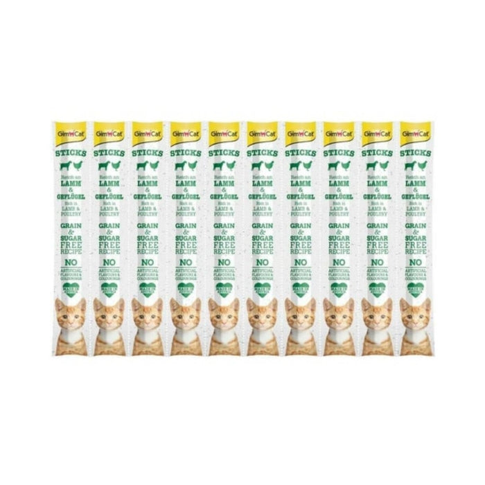 GimCat Sticks Kuzu etli Tavuklu Ödül Çubukları 50 gr - 10lu