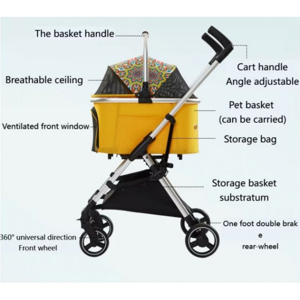 Nunbell Tedi Evcil Hayvan Taşıma Arabası