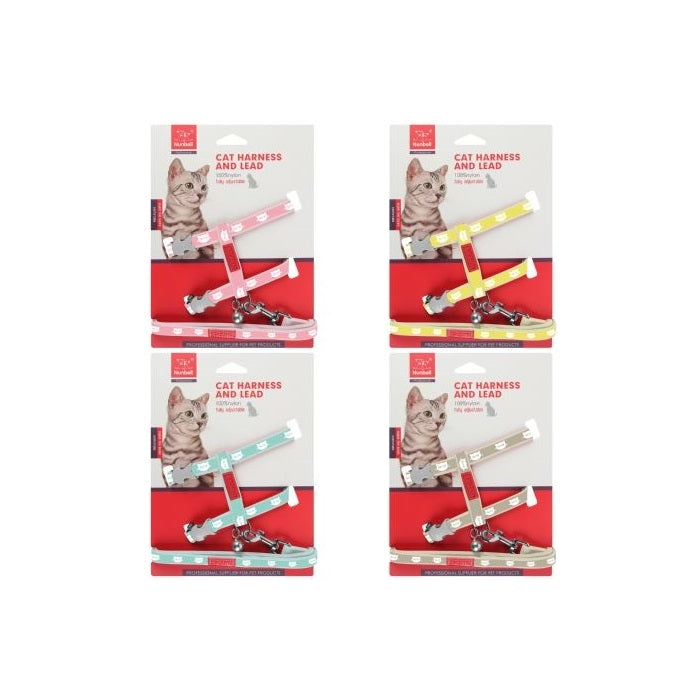 Nunbell Kedi Gögüs Tasması Kedi Desenli