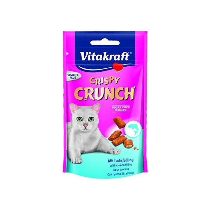 Vitakraft Crispy Crunch Somonlu Kedi Ödülü 60gr