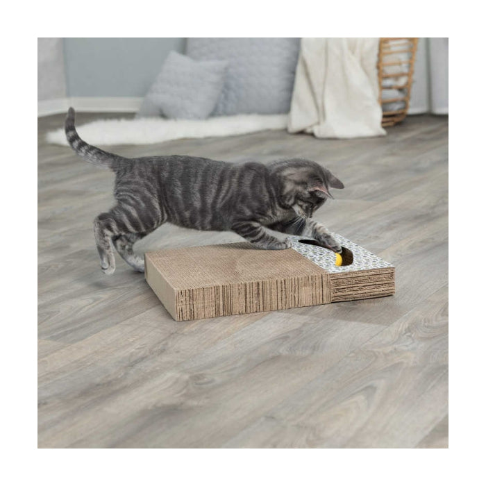 Trixie Kedi Tırmalaması Oyuncaklı 38x30cm Beyaz