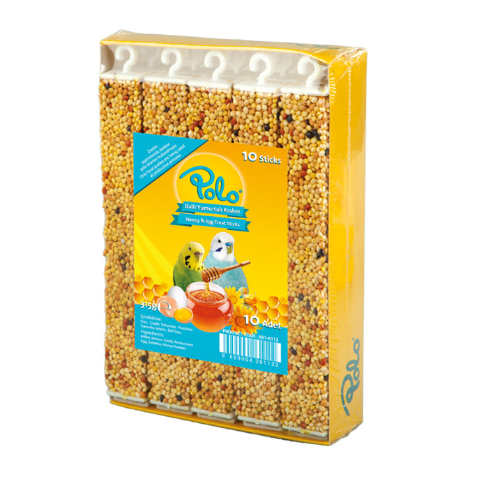Polo Ballı Yumurtalı Mahabbet Kuşu Krakeri 10'lu