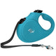 Polo Solid Turkuaz Otomatik Köpek Tasması Medium 5m/25 Kg