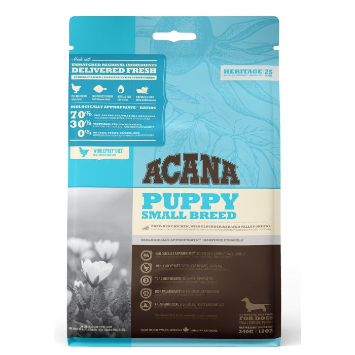 ACANA Heritage - Puppy Small Breed 340gr - Küçük ırk yavru köpek maması