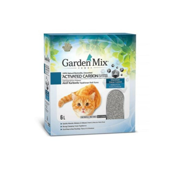 Garden Mix Aktif Karbonlu Kedi Kumu 6L