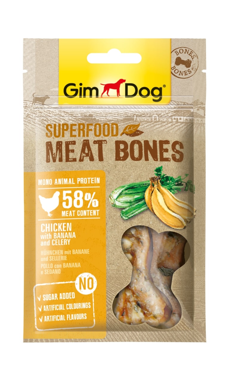 GimDog MeatBones Muzlu ve Kerevizli Tavuk 70gr