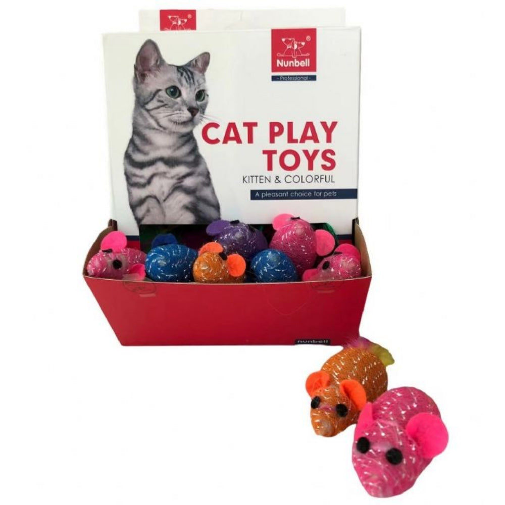 Nunbell Kedi Oyuncağı Simli Fare