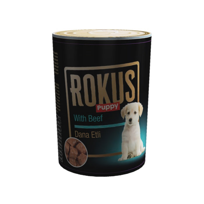 Rokus Dana Etli Yavru Köpek Konservesi 410 g.