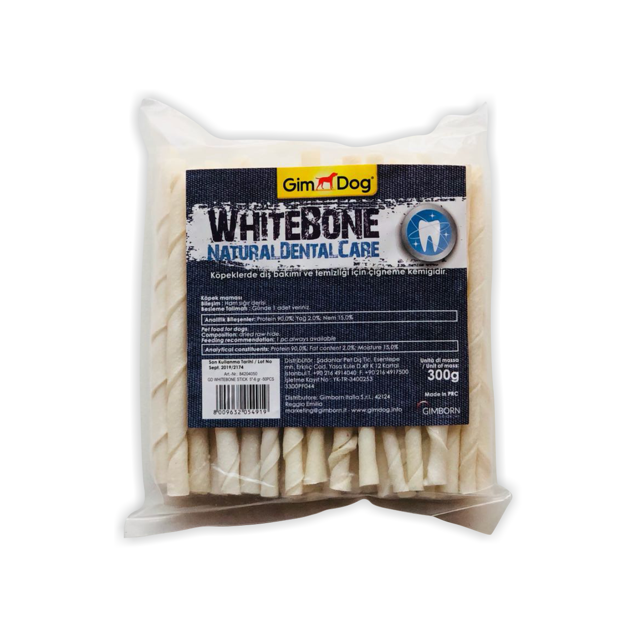GimDog Mordimi Burgu Çubuk 5''-6 gr 50li White