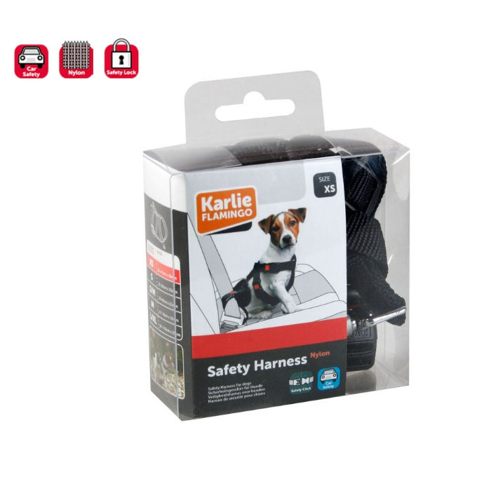 Karlie Naylon Araç Emniyet Kemeri S 35-50cm Siyah